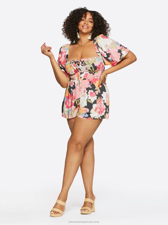 Alena Romper in Blooms In The BayJessica Simpson 6JRJ649