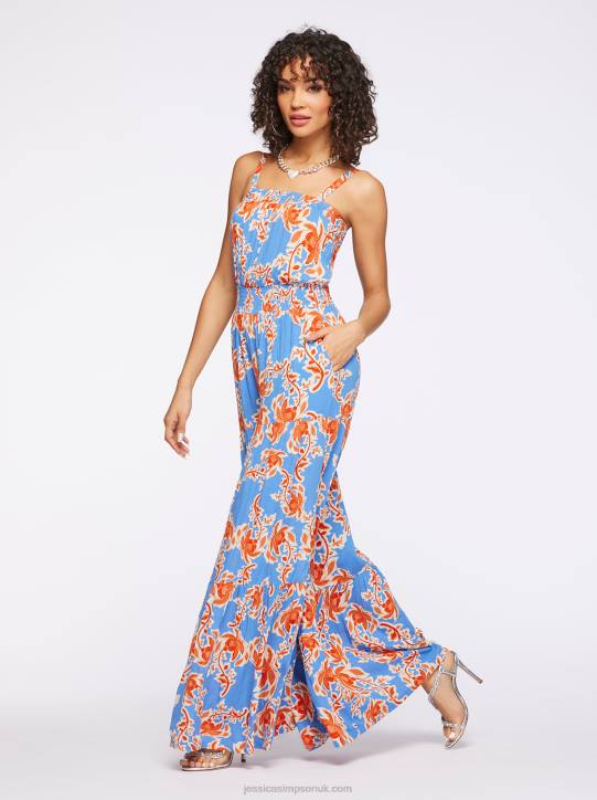 Devyn Jumpsuit in Defined BotanicalsJessica Simpson 6JRJ656