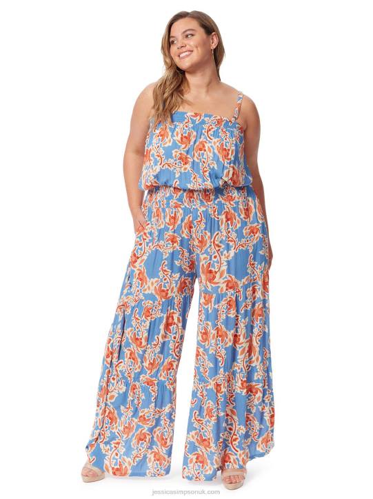 Devyn Jumpsuit in Defined BotanicalsJessica Simpson 6JRJ656
