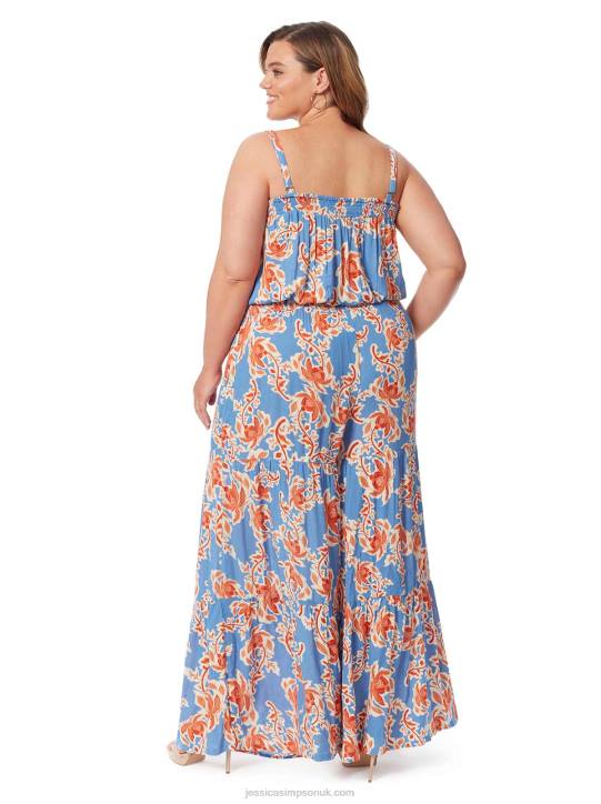 Devyn Jumpsuit in Defined BotanicalsJessica Simpson 6JRJ656