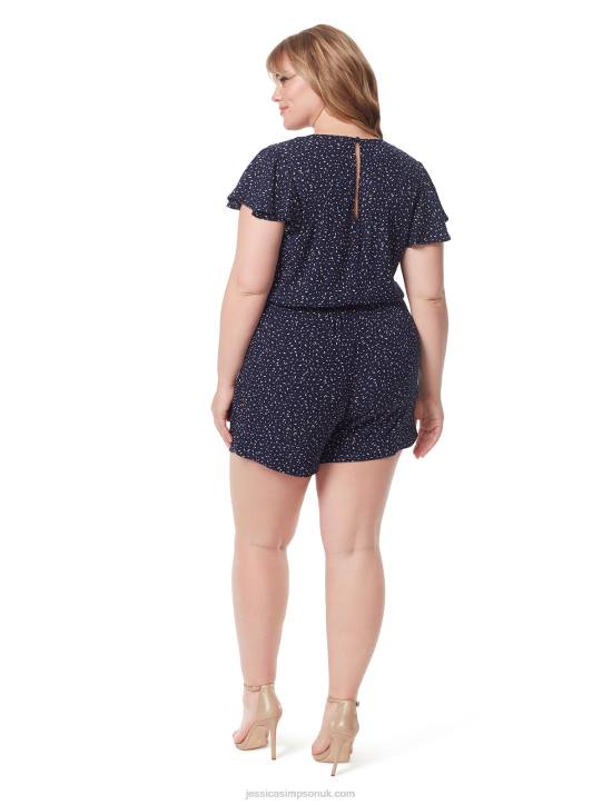 Ilona Romper in Feathered SpotsJessica Simpson 6JRJ658