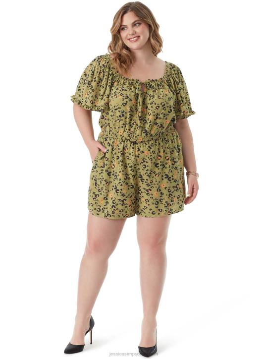 Johanna Romper in Flora CheetahJessica Simpson 6JRJ652