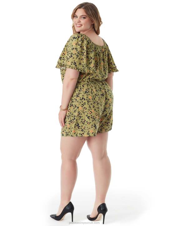 Johanna Romper in Flora CheetahJessica Simpson 6JRJ652