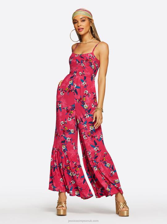 Ronan Jumpsuit in Flora MimicJessica Simpson 6JRJ648 Ronan Jumpsuit in Flora MimicJessica Simpson 6JRJ648