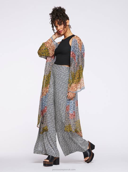 Blaine Kimono in Blooming PatchworkJessica Simpson 6JRJ631