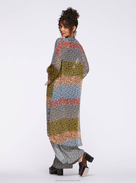 Blaine Kimono in Blooming PatchworkJessica Simpson 6JRJ631