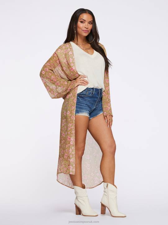 Blaine Kimono in Boa Botanical DotsJessica Simpson 6JRJ635