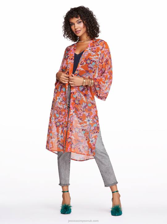 Tina Kimono in Vibrant BouquetJessica Simpson 6JRJ1122