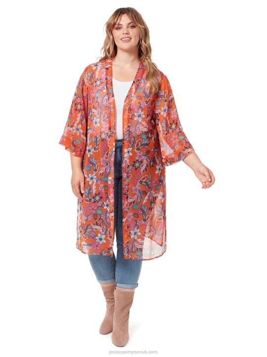 Tina Kimono in Vibrant BouquetJessica Simpson 6JRJ1122