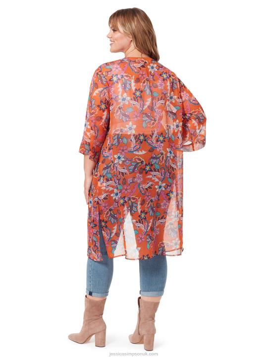 Tina Kimono in Vibrant BouquetJessica Simpson 6JRJ1122