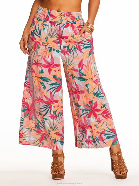 Rosalie Wide Leg Pant in Floral CanopyJessica Simpson 6JRJ399