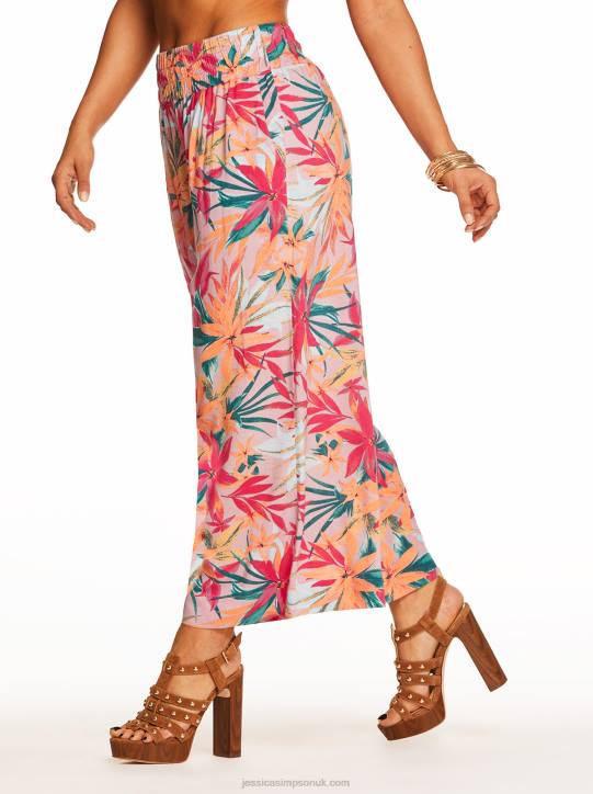 Rosalie Wide Leg Pant in Floral CanopyJessica Simpson 6JRJ399