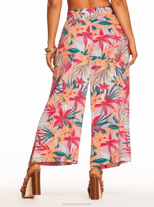 Rosalie Wide Leg Pant in Floral CanopyJessica Simpson 6JRJ399