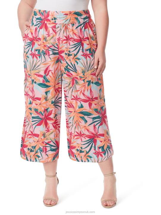 Rosalie Wide Leg Pant in Floral CanopyJessica Simpson 6JRJ399