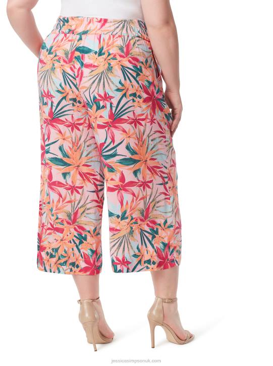 Rosalie Wide Leg Pant in Floral CanopyJessica Simpson 6JRJ399