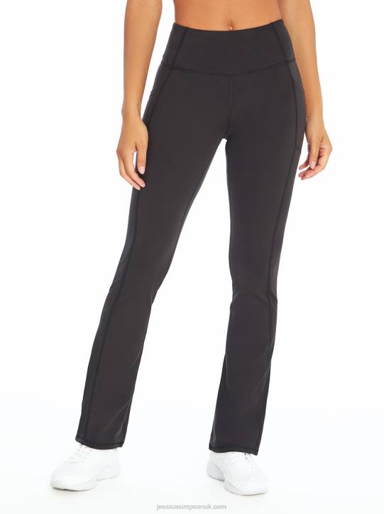 Tummy Control Flared Yoga Pant in MeteoriteJessica Simpson 6JRJ421