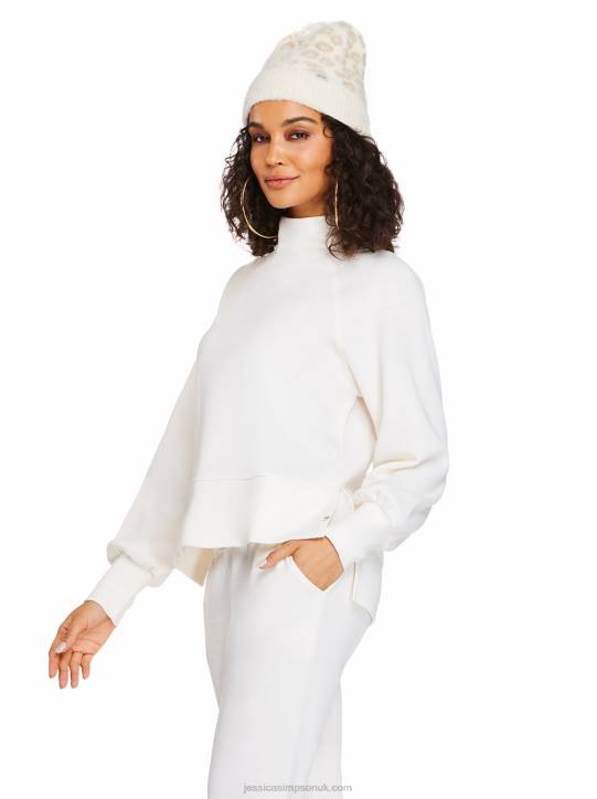 Tana Pullover in Heather Coconut MilkJessica Simpson 6JRJ643