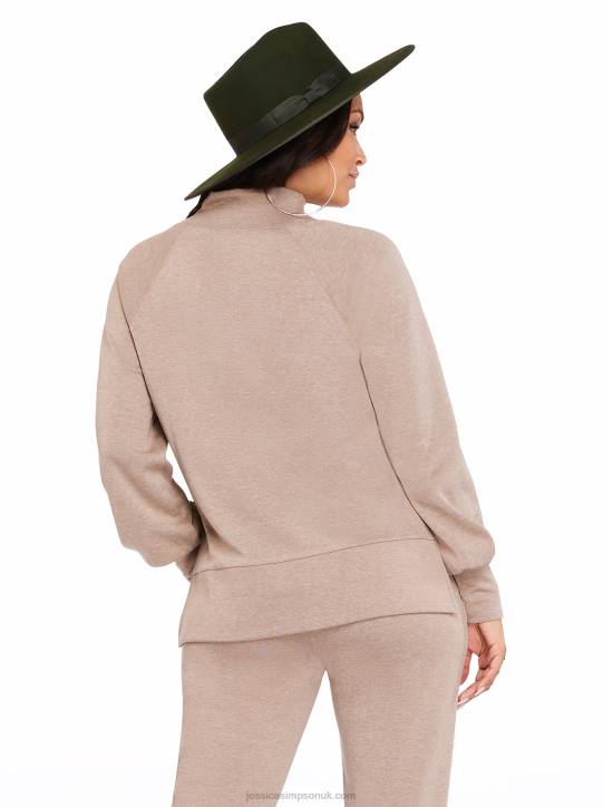 Tana Pullover in Heather Taupe GrayJessica Simpson 6JRJ642