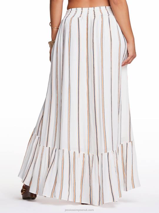 Genevieve Skirt in Moxy StripeJessica Simpson 6JRJ424