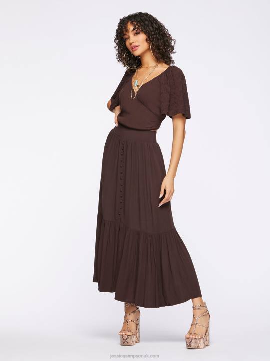 Kelsie Skirt in CoffeeJessica Simpson 6JRJ352