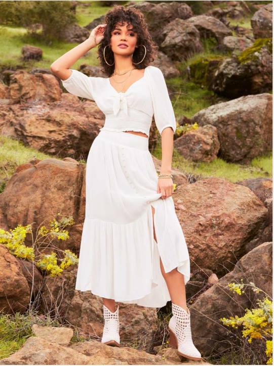 Kelsie Skirt in GardeniaJessica Simpson 6JRJ360