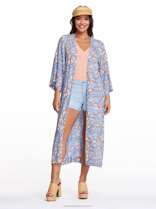 Blakely Duster in Amazon FloralJessica Simpson 6JRJ605