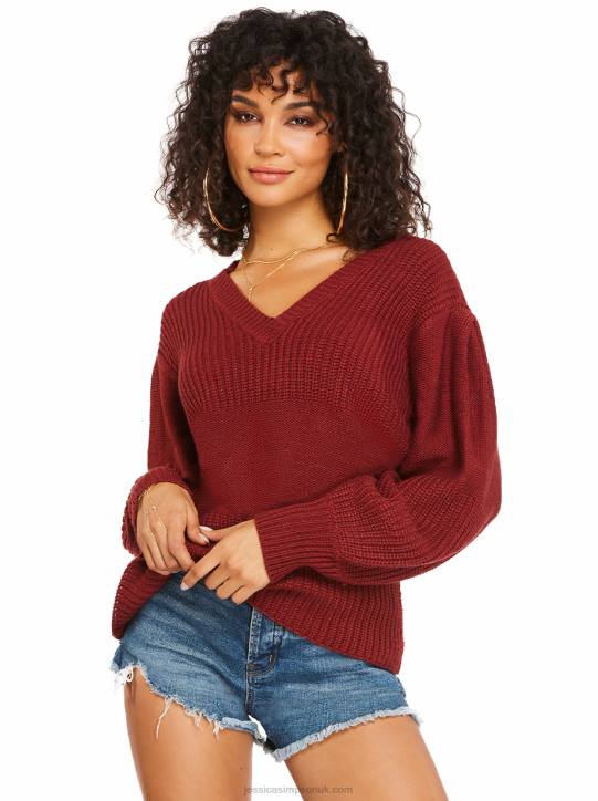 Elmira Sweater in Russet BrownJessica Simpson 6JRJ589