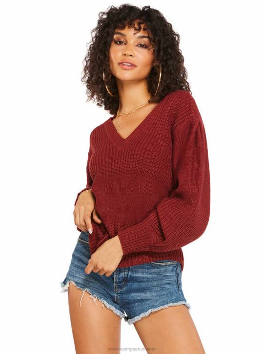 Elmira Sweater in Russet BrownJessica Simpson 6JRJ589