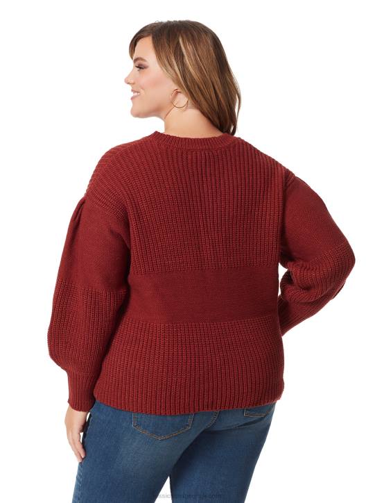 Elmira Sweater in Russet BrownJessica Simpson 6JRJ589