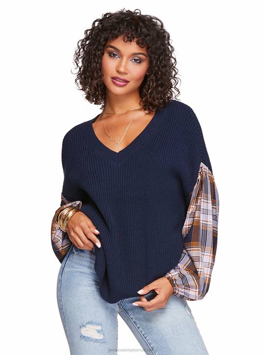 Emmeline Sweater in Black IrisJessica Simpson 6JRJ594