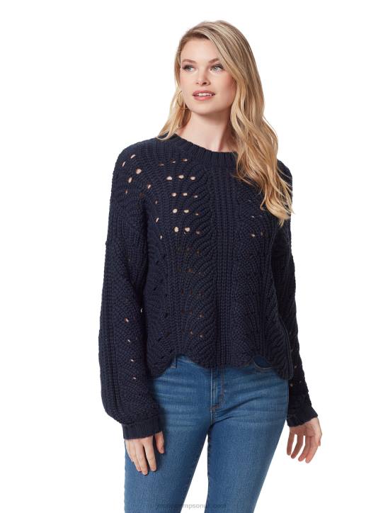 Fayette Sweater in Navy BlazerJessica Simpson 6JRJ584 Fayette Sweater in Navy BlazerJessica Simpson 6JRJ584