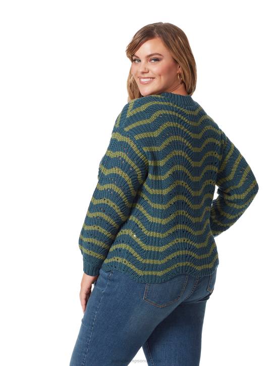 Fayette Sweater in Stargazer StipeJessica Simpson 6JRJ583