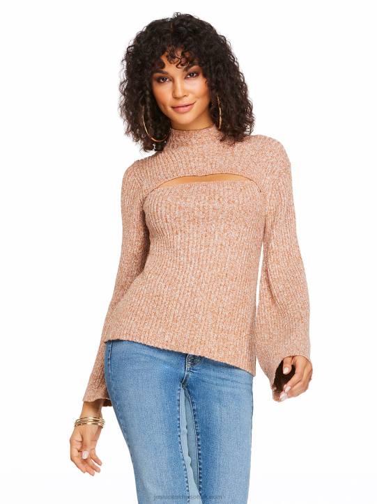 Kaida Sweater in Mocha MousseJessica Simpson 6JRJ570