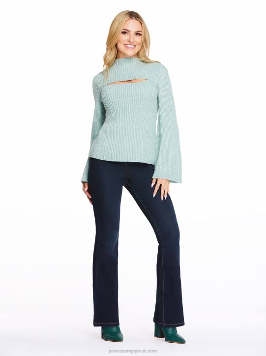Kaida Sweater in Vineyard GreenJessica Simpson 6JRJ576