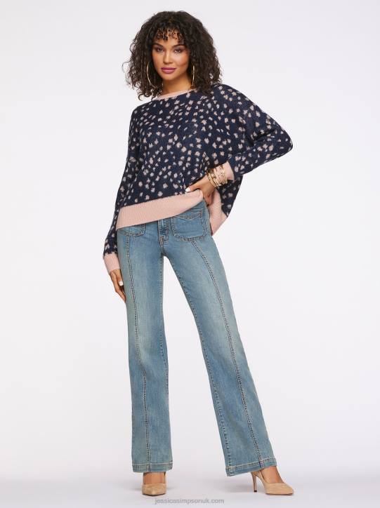 Kenna Sweater in Brushed SpotsJessica Simpson 6JRJ569