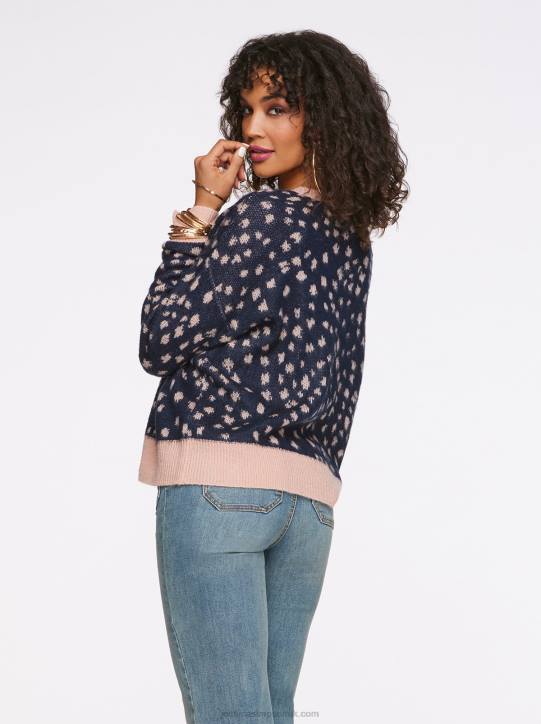 Kenna Sweater in Brushed SpotsJessica Simpson 6JRJ569