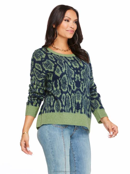 Kenna Sweater in Geo SnakeJessica Simpson 6JRJ578