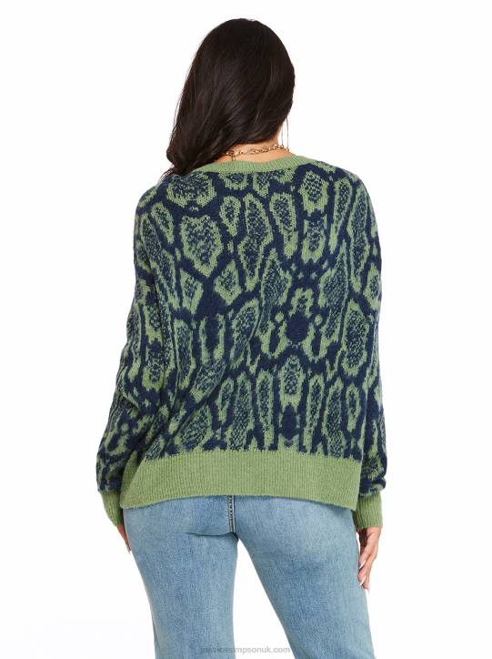 Kenna Sweater in Geo SnakeJessica Simpson 6JRJ578