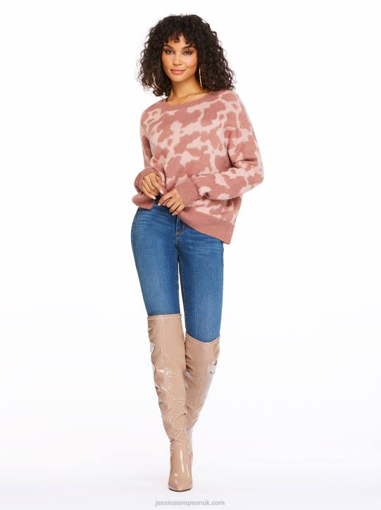Kenna Sweater in Soft AnimalJessica Simpson 6JRJ574
