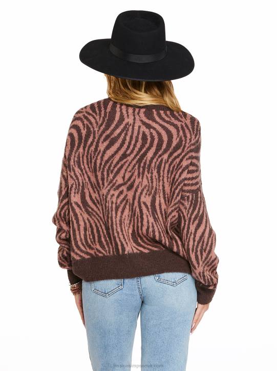 Kenna Sweater in Tinted ZebraJessica Simpson 6JRJ568