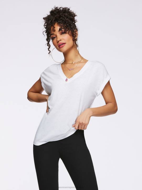 Amory Tee in Bright WhiteJessica Simpson 6JRJ795