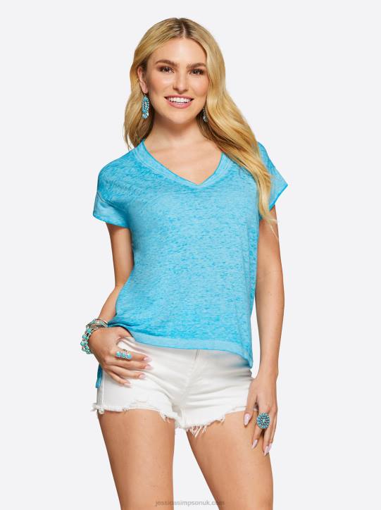 Jalin Tee in Methyl BlueJessica Simpson 6JRJ704