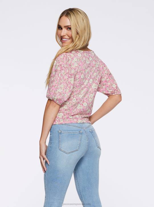Murphy Tee in Wild Roses Botanical DotsJessica Simpson 6JRJ733