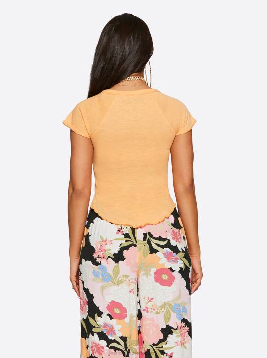 Rivers Baby Tee in Mock OrangeJessica Simpson 6JRJ702