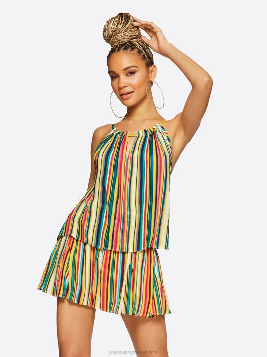 Demi Tank in Torrid StripeJessica Simpson 6JRJ618