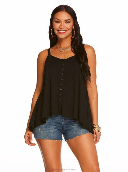 Gwen Tank in BlackJessica Simpson 6JRJ781