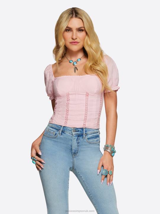 Aubrey Top in Pink DolphinJessica Simpson 6JRJ675