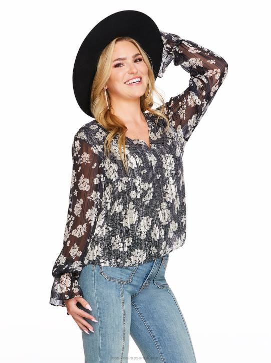 Aurora Top in Drafted FloralsJessica Simpson 6JRJ766