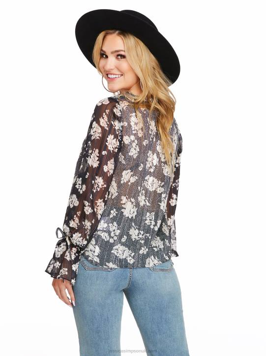 Aurora Top in Drafted FloralsJessica Simpson 6JRJ766