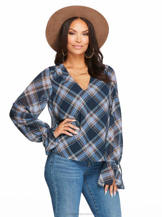 Aurora Top in Everyday PlaidJessica Simpson 6JRJ761